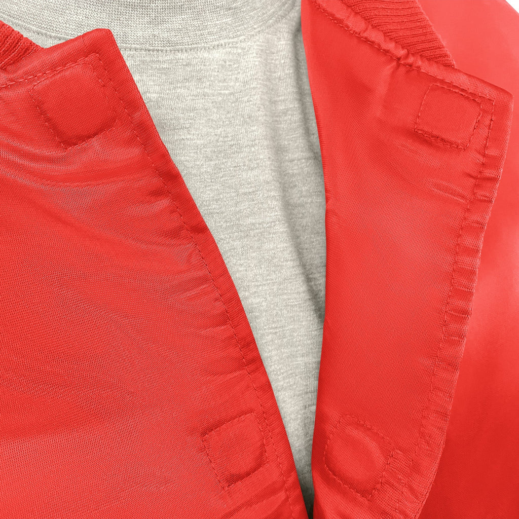 Atlanta Hawks Men’s G-III Sports by Carl Banks Red Bold Logo Satin Varsity Jacket