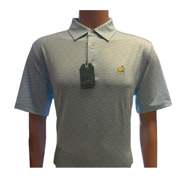 2025 Masters Tech Golf Polo – Powder Blue Concessions Boxes Performance Shirt