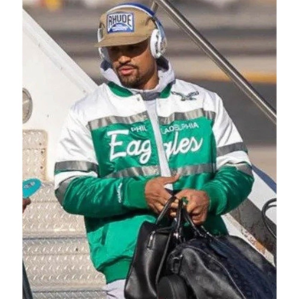 Jalen Hurts Philadelphia Eagles Script Jacket