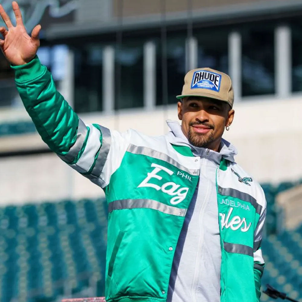 Jalen Hurts Philadelphia Eagles Script Jacket