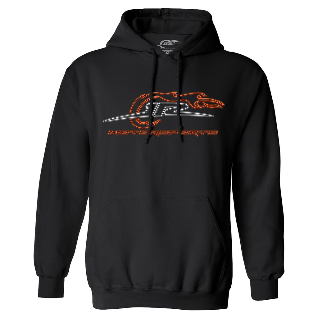 Men's JR Motorsports Official Team Apparel Black Neon Logo Pullover Hoodie