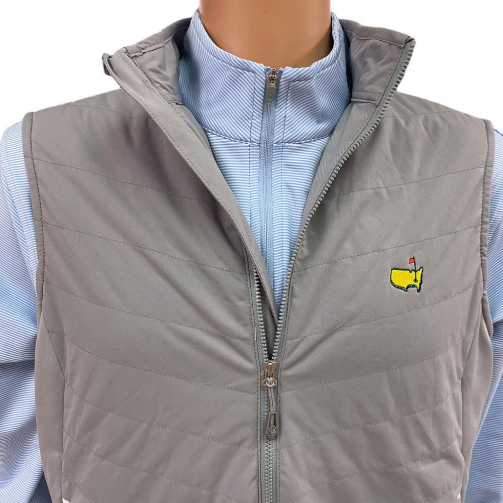 Masters by Peter Millar Tech Grey Hybrid Full-Zip Performance Vest