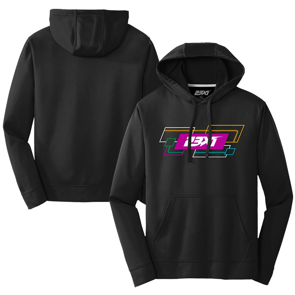 Selected slide 1 of 3Display slide 2 of 3Display slide 3 of 3 Men's 23XI Racing Black Team Tri-Blend Pullover Hoodie