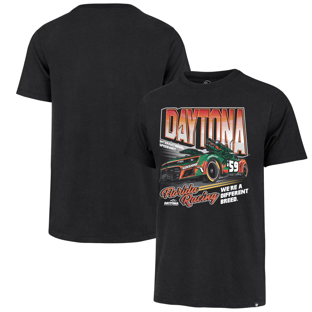 Men's Daytona International Speedway '47 Black Daytona 500 Franklin T-Shirt