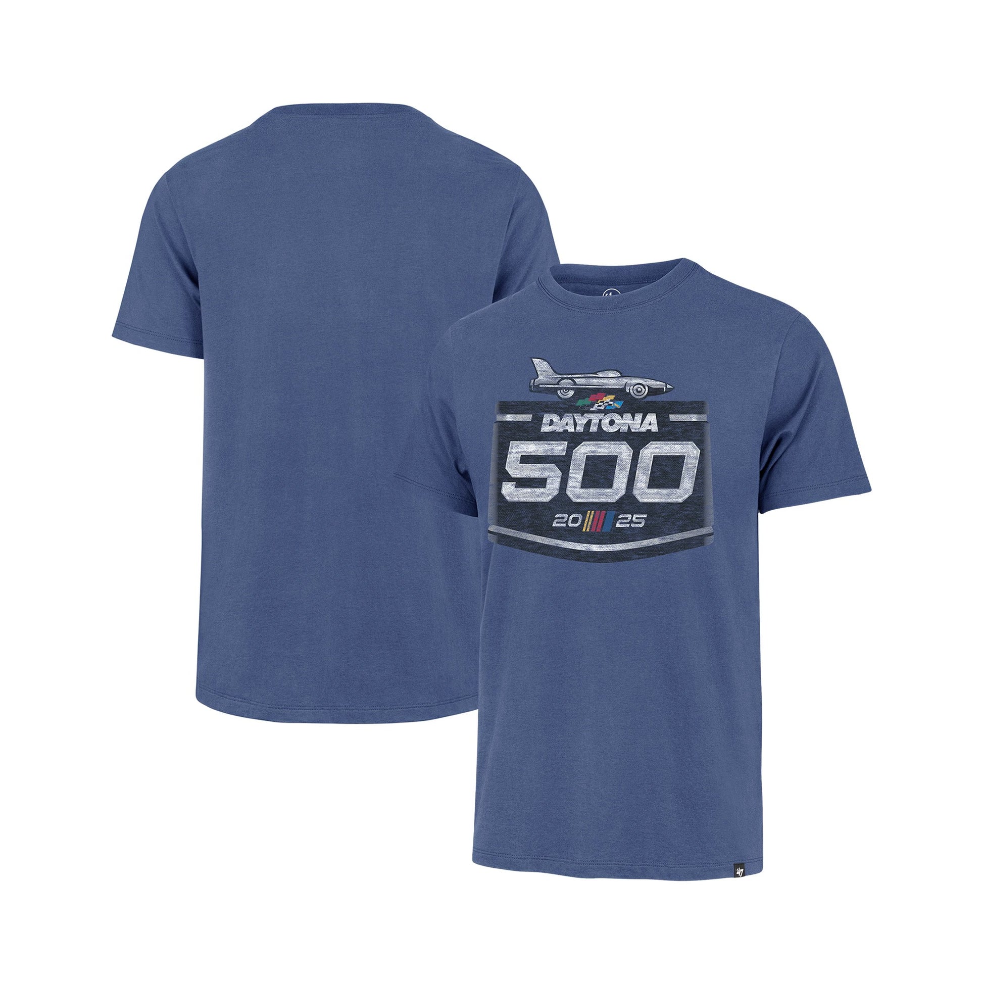 Men's Daytona International Speedway '47 Blue Daytona 500 Franklin T-Shirt