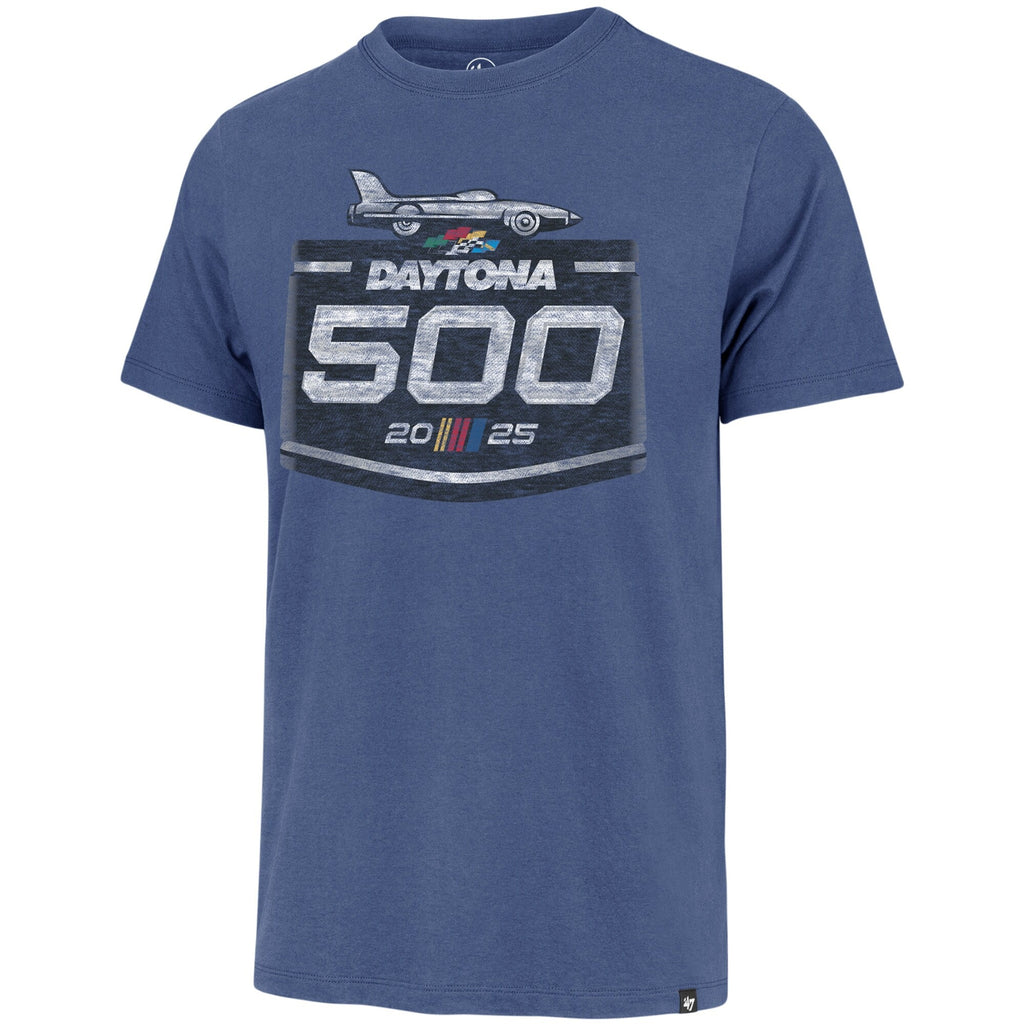 Men's Daytona International Speedway '47 Blue Daytona 500 Franklin T-Shirt