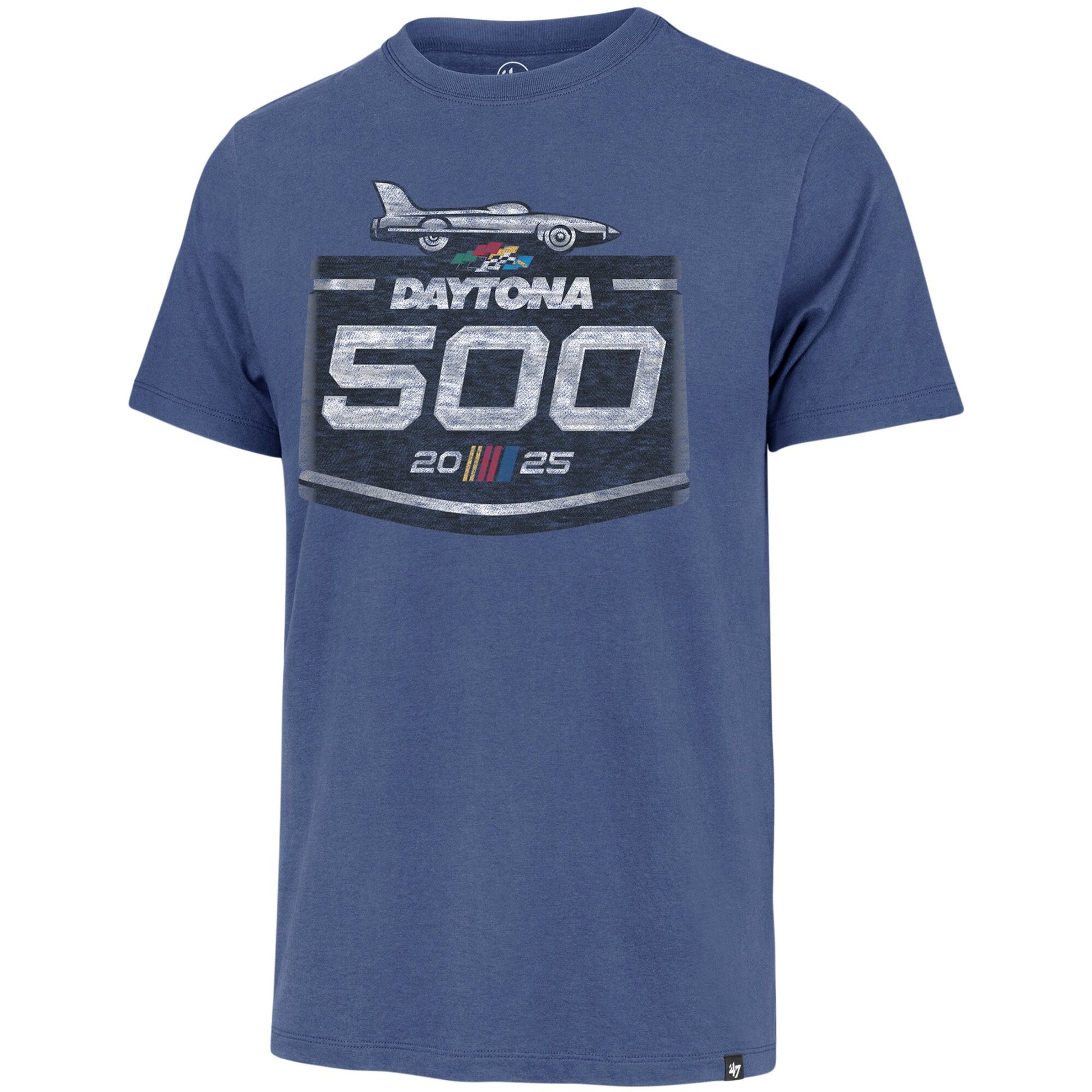 Men's Daytona International Speedway '47 Blue Daytona 500 Franklin T-Shirt