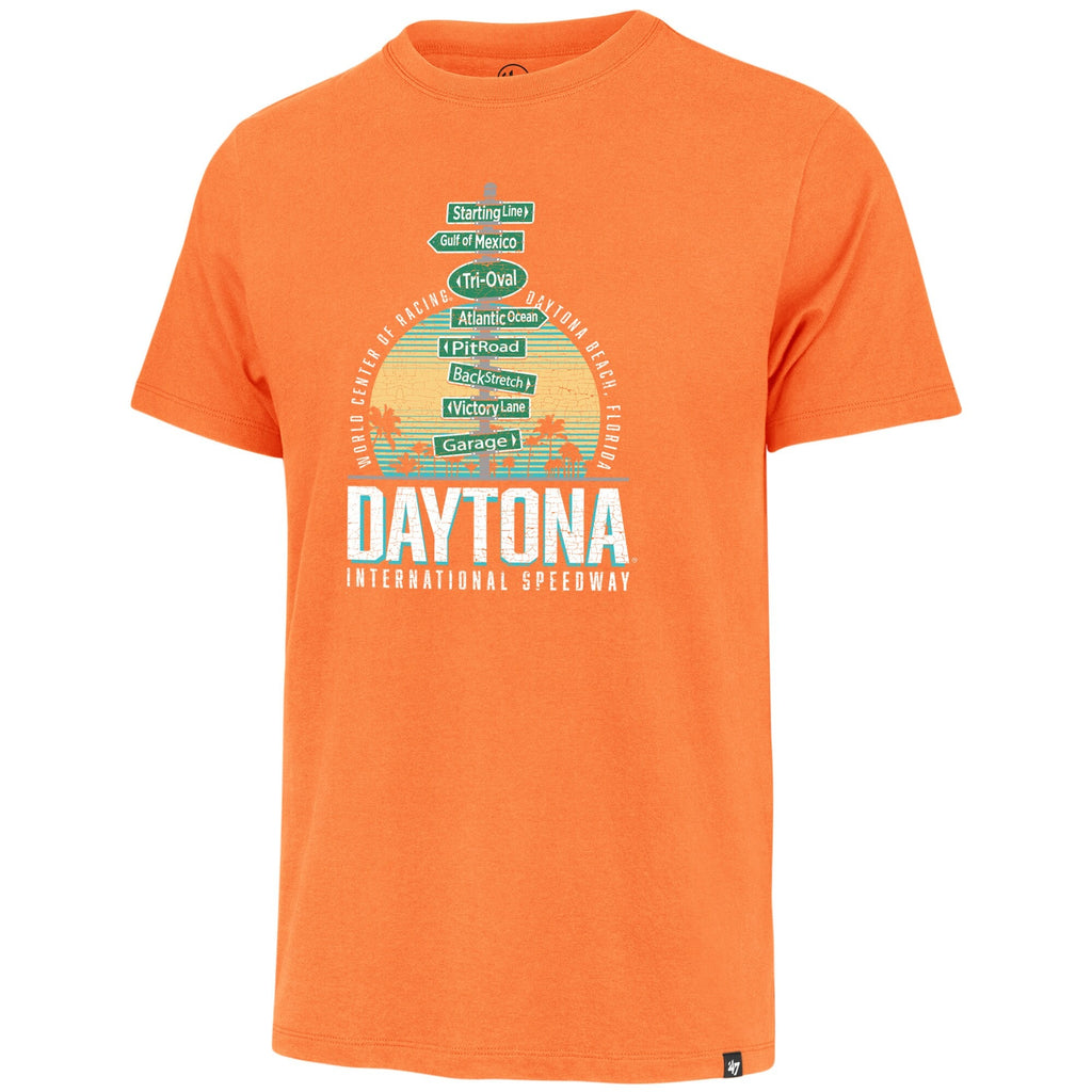 Men's Daytona International Speedway '47 Orange Daytona 500 Franklin T-Shirt