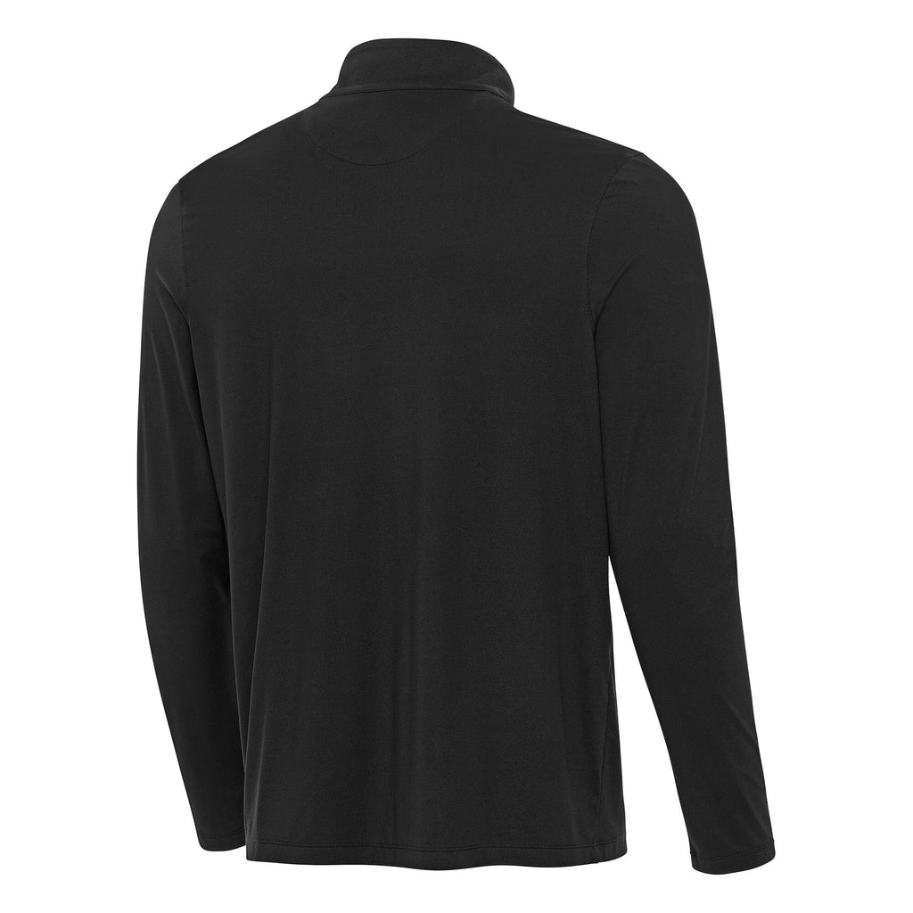 Men's ARCA Menards Series Antigua Black Content Quarter-Zip Pullover