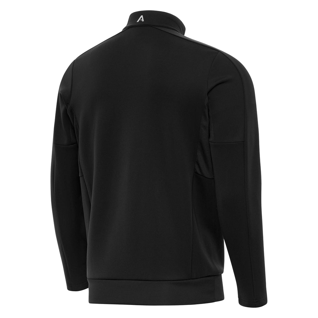 Men's ARCA Menards Series Antigua Black Generation Quarter-Zip Pullover
