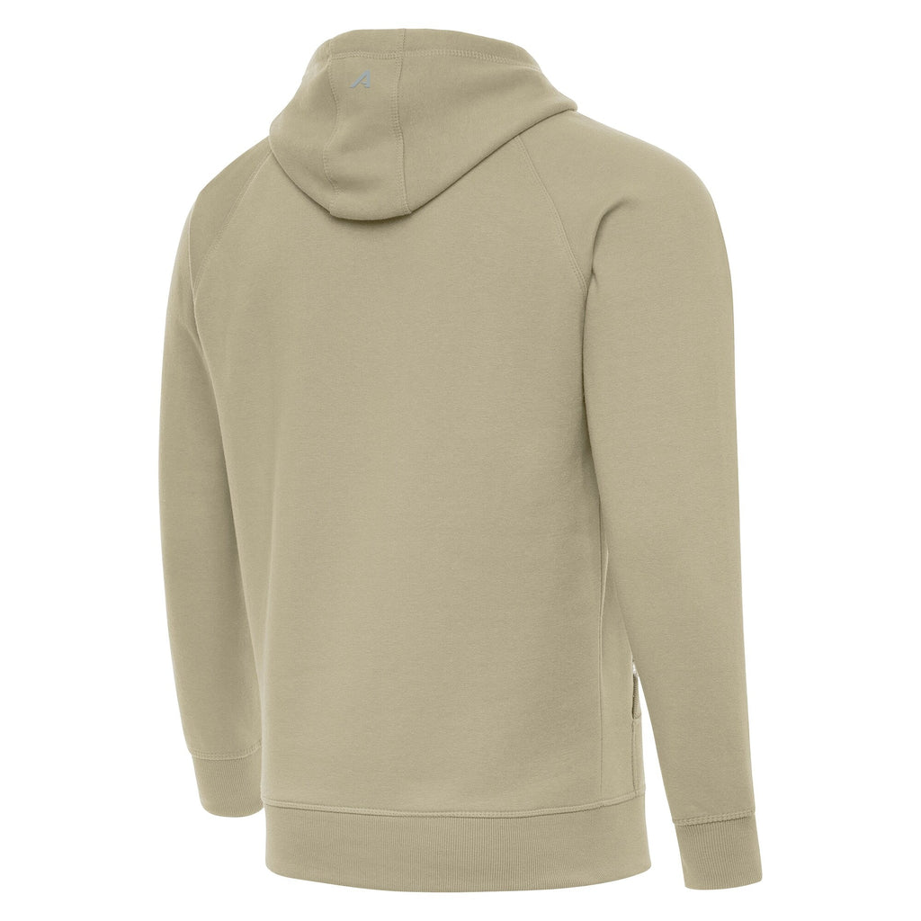 Men's Athletoutfit Chicago Street Race Antigua Khaki Victory Pullover Hoodie