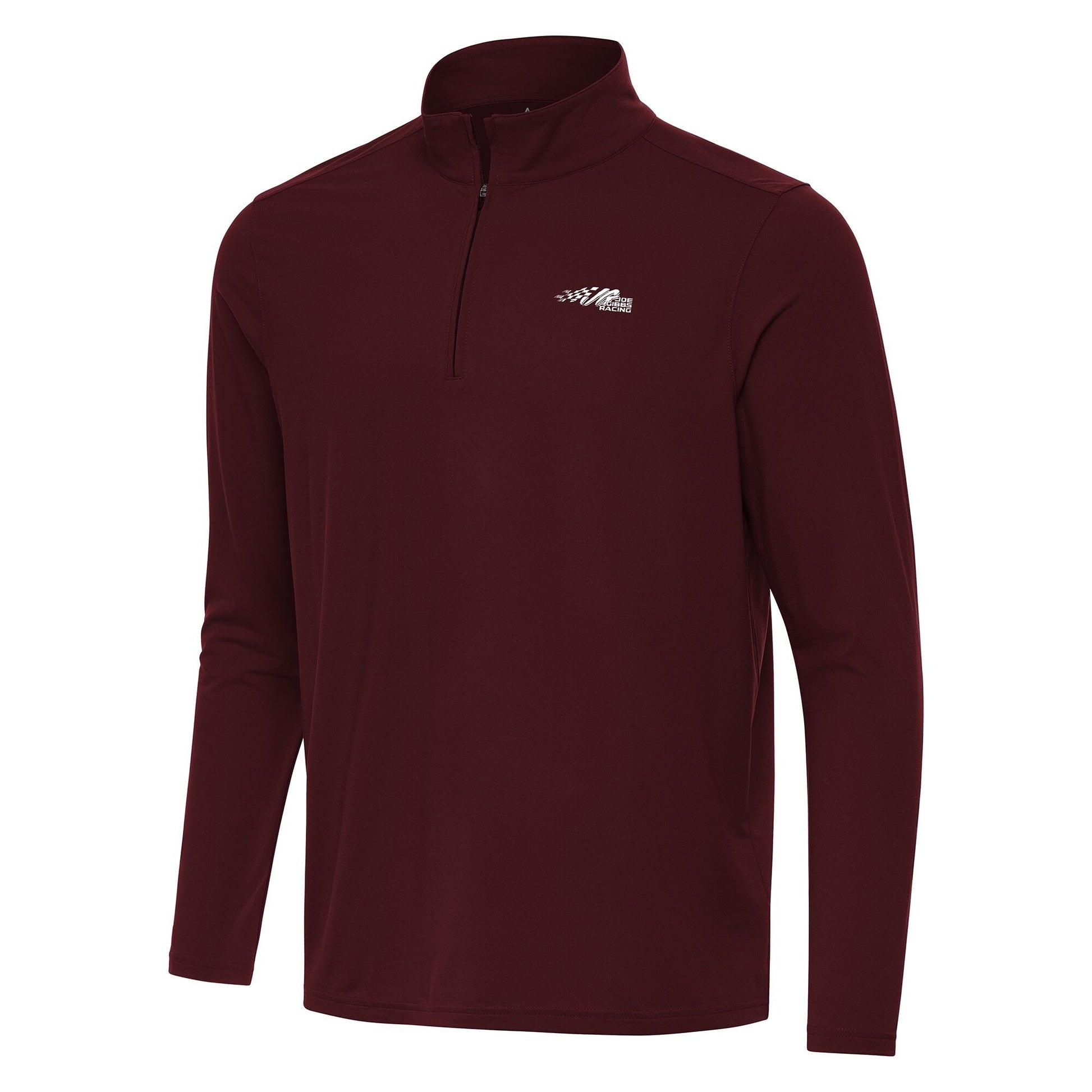 Men's Joe Gibbs Racing Antigua Maroon Intent Quarter-Zip Top