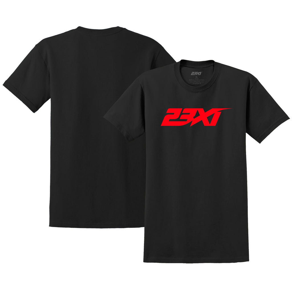 Men's 23XI Racing Black Logo Tri-Blend T-Shirt