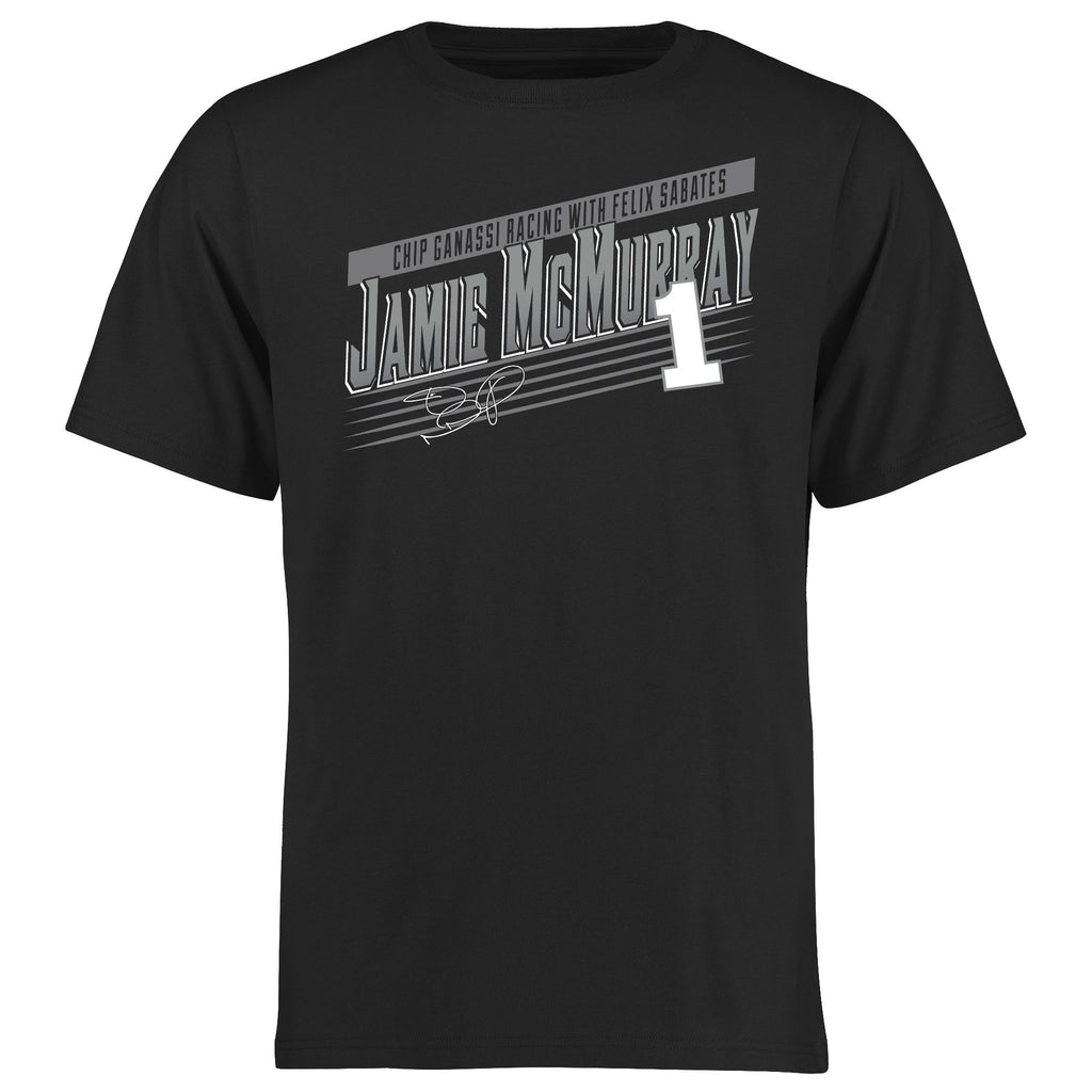 Men's Jamie McMurray Black Crank Shaft T-Shirt