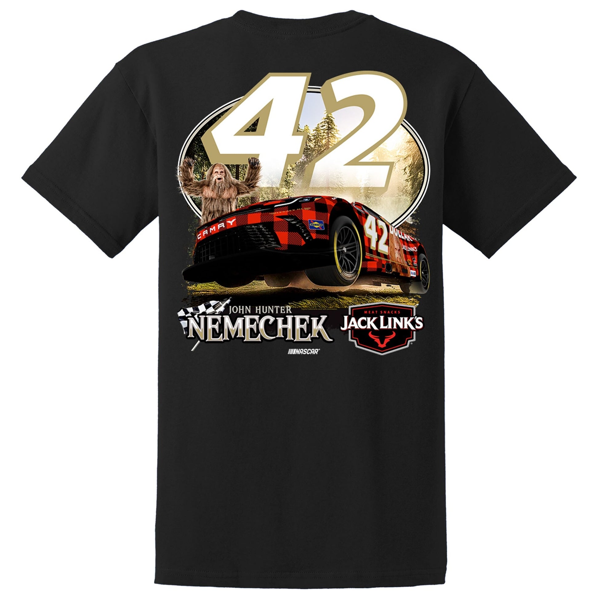 Men's John Hunter Nemechek Black Jack Link's Car T-Shirt