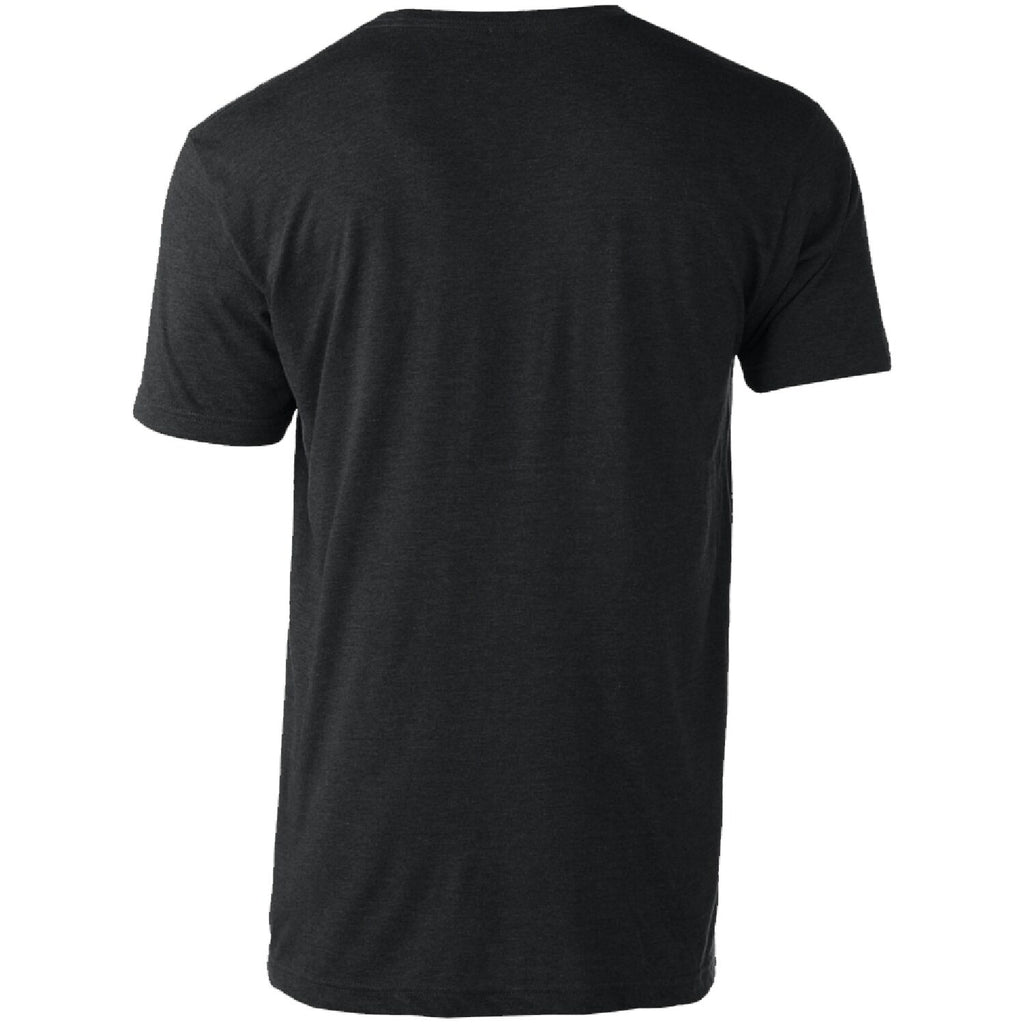 Men's AJ Allmendinger Checkered Flag Heather Charcoal Hot Lap T-Shirt