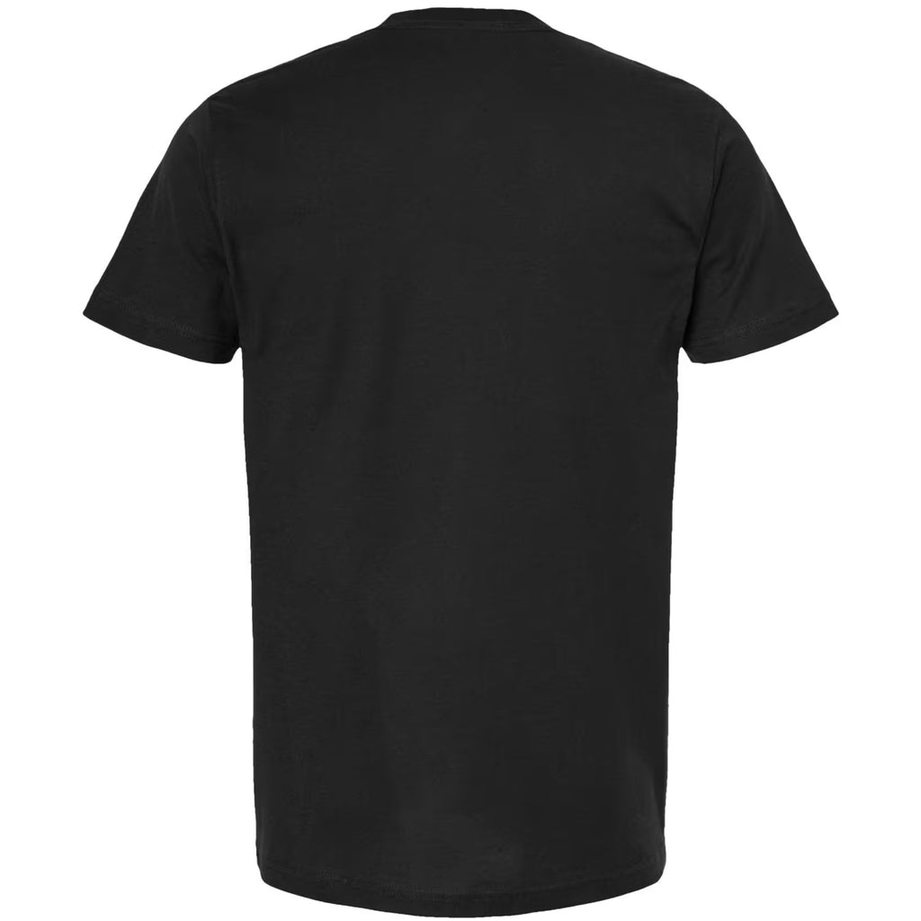 Men's Checkered Flag Sports Black Bowman Gray Stadium Clash Poster T-Shirt