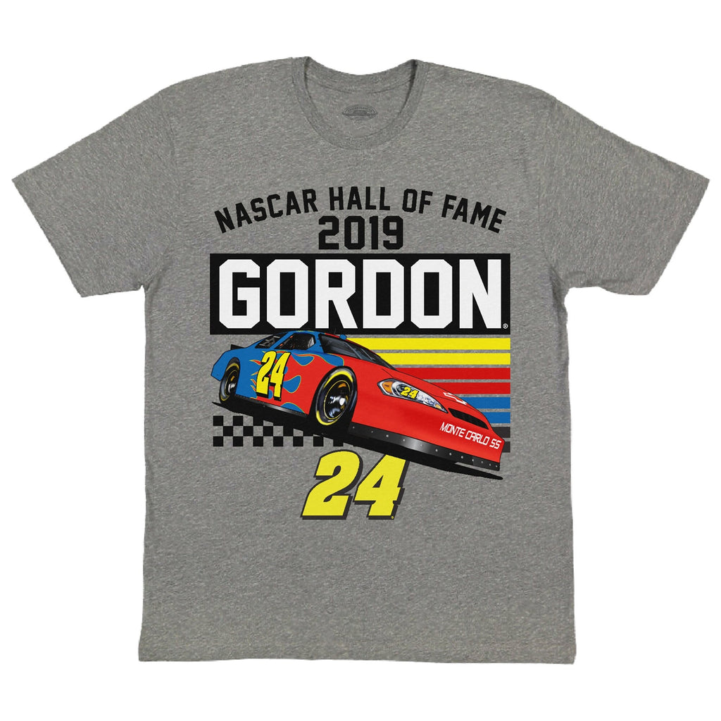 Men's NASCAR Checkered Flag Sports Heather Charcoal Hall Of Fame T-Shirt