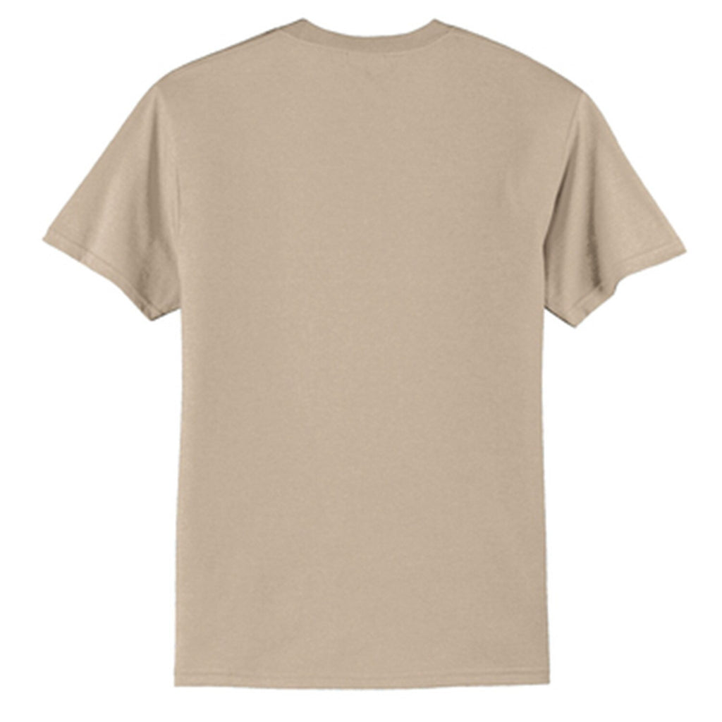 Men's Checkered Flag Sports Tan Bowman Gray Stadium Clash Every Saturday Night T-Shirt