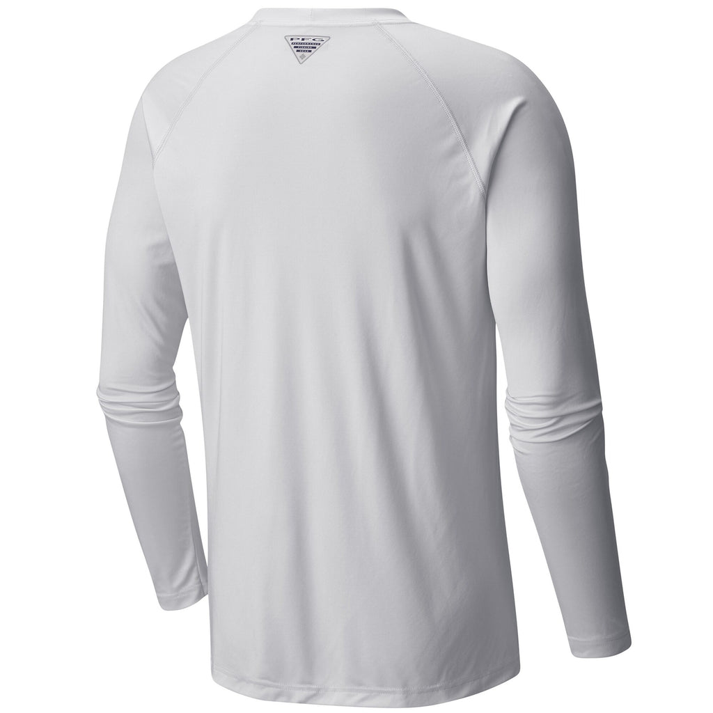 Men's Chicago Street Race Columbia White Terminal Tackle Omni-Shade Raglan Long Sleeve T-Shirt