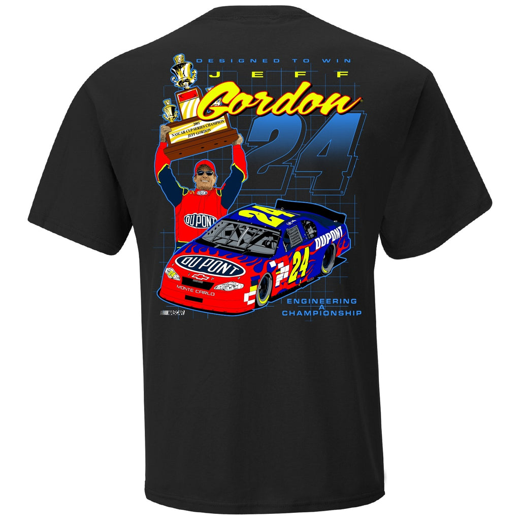 Men's Jeff Gordon Hendrick Motorsports Team Collection Black Legends Trophy T-Shirt