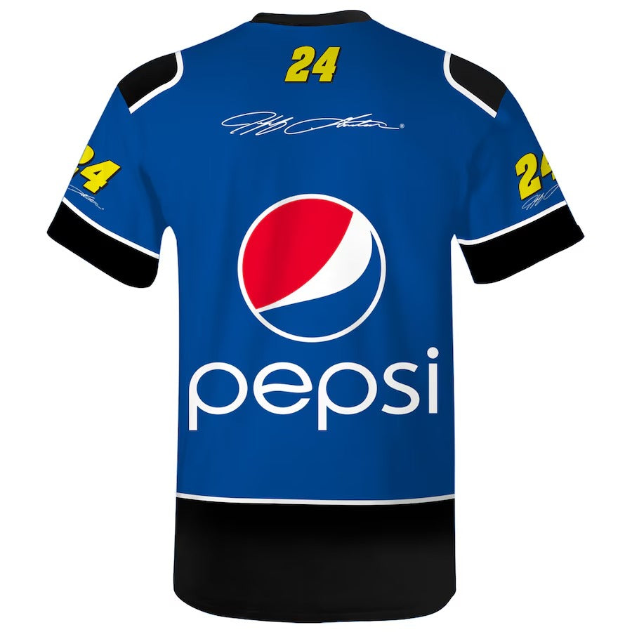 Men's Jeff Gordon Hendrick Motorsports Team Collection Blue Pepsi Legend Uniform T-Shirt