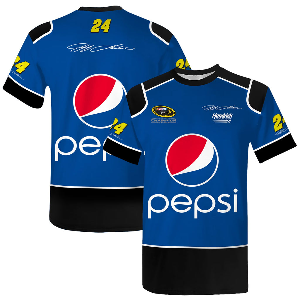 Men's Jeff Gordon Hendrick Motorsports Team Collection Blue Pepsi Legend Uniform T-Shirt