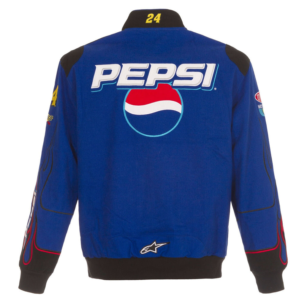 Men's Jeff Gordon JH Design Royal Pepsi Full-Snap Twill Uniform Jacket