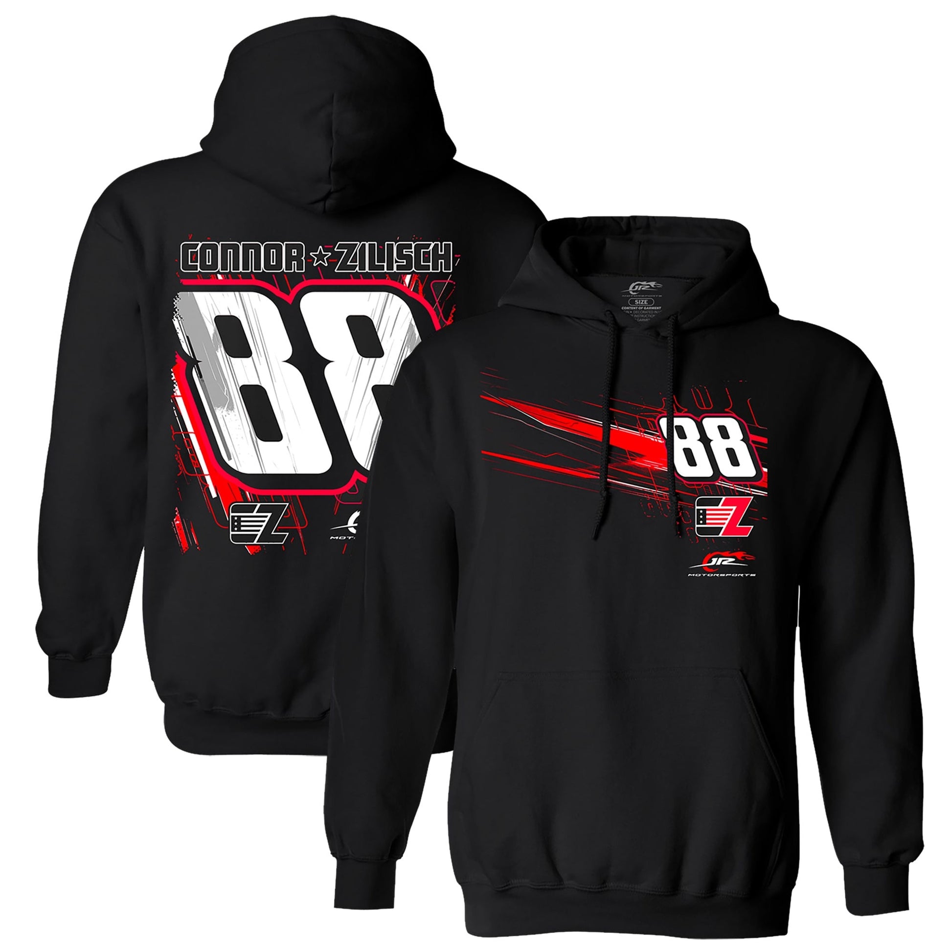 Men's Connor Zilisch JR Motorsports Official Team Apparel Black