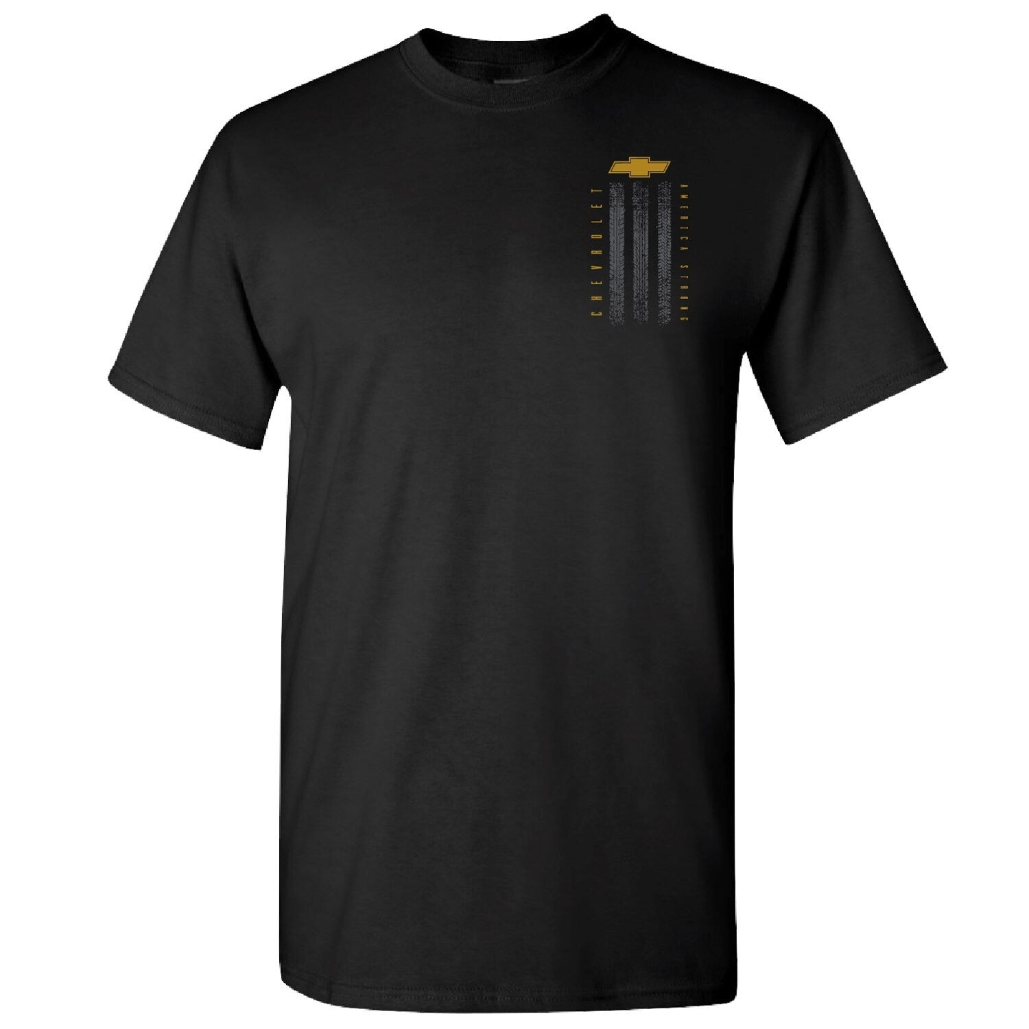 Men's Chevrolet Next Level Black Flag T-Shirt