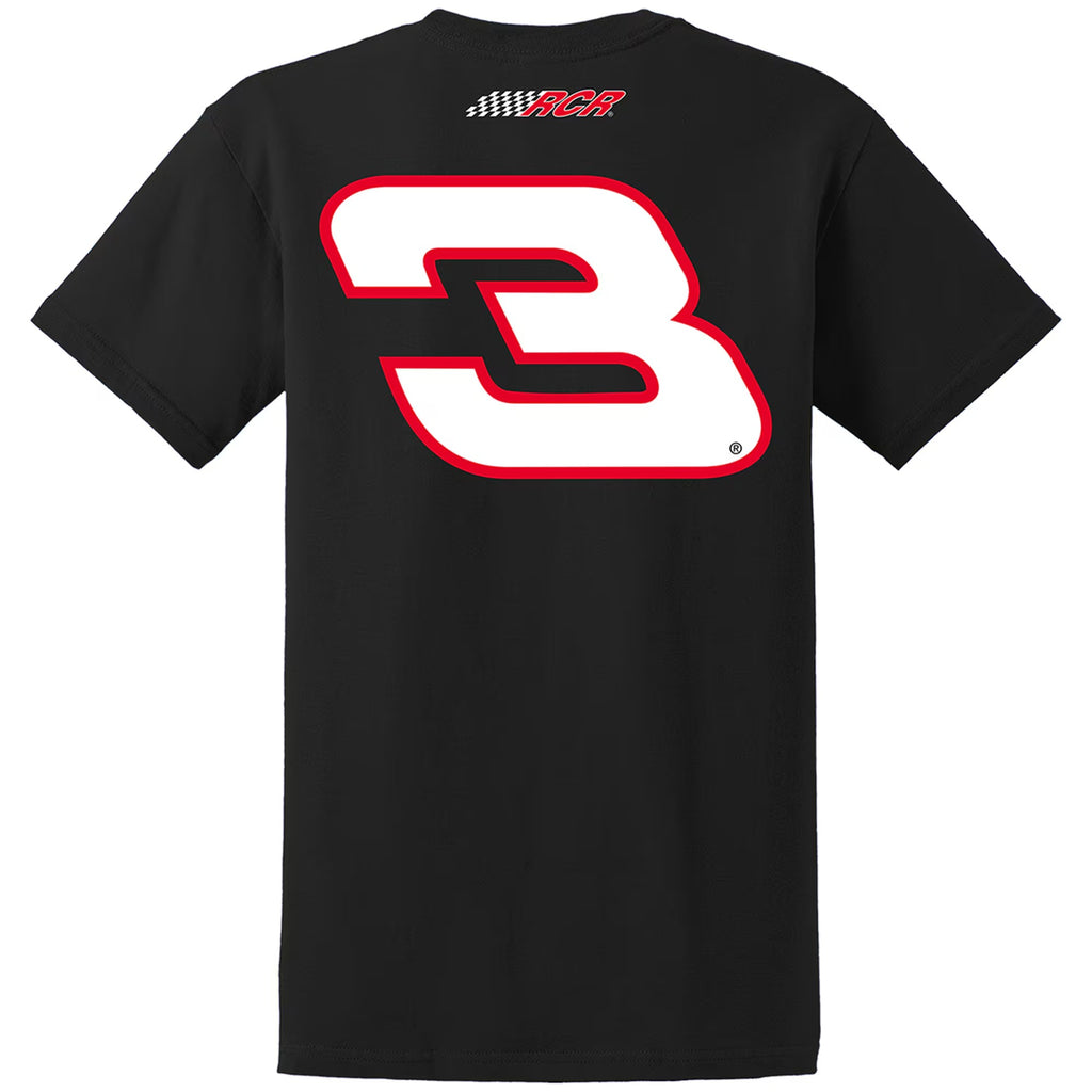 Men's Dale Earnhardt Richard Childress Racing Team Collection Black Goodwrench Service Plus Sponsor Lifestyle T-Shirt