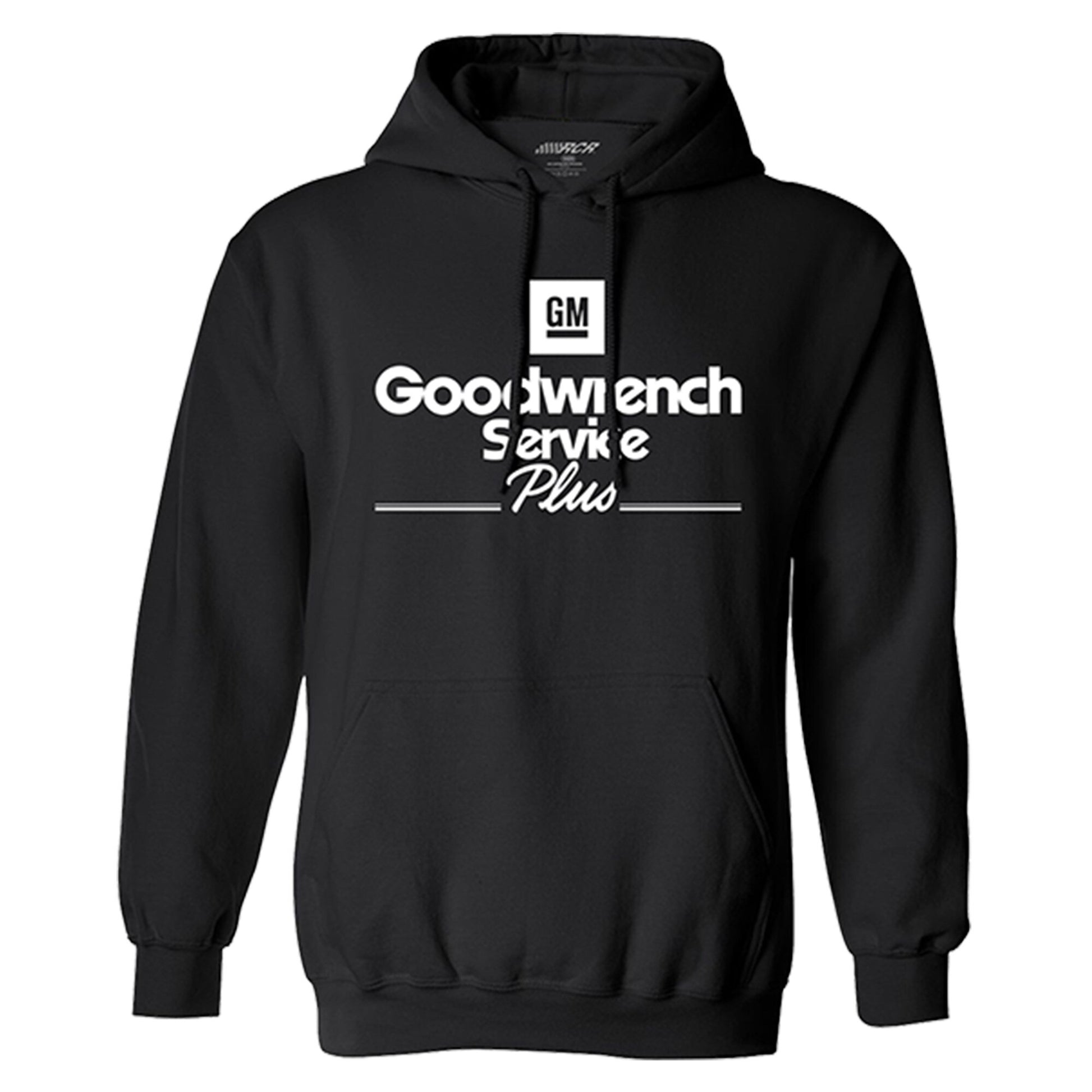 Men's Dale Earnhardt Richard Childress Racing Team Collection Black Goodwrench Service Plus Car Pullover Hoodie