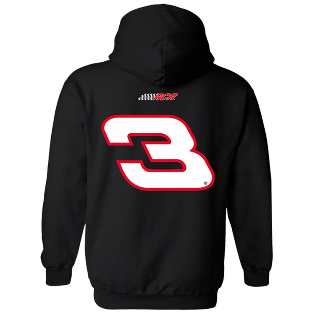 Men's Dale Earnhardt Richard Childress Racing Team Collection Black Goodwrench Service Plus Car Pullover Hoodie