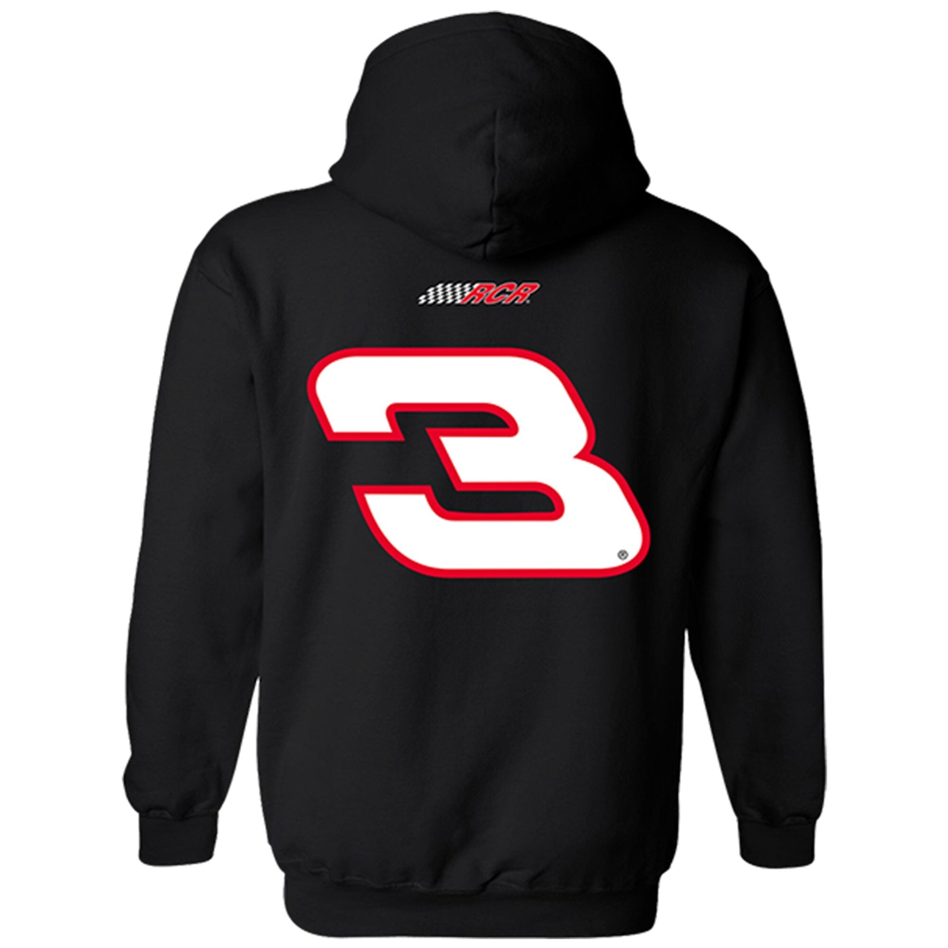 Men's Dale Earnhardt Richard Childress Racing Team Collection Black Goodwrench Service Plus Car Pullover Hoodie