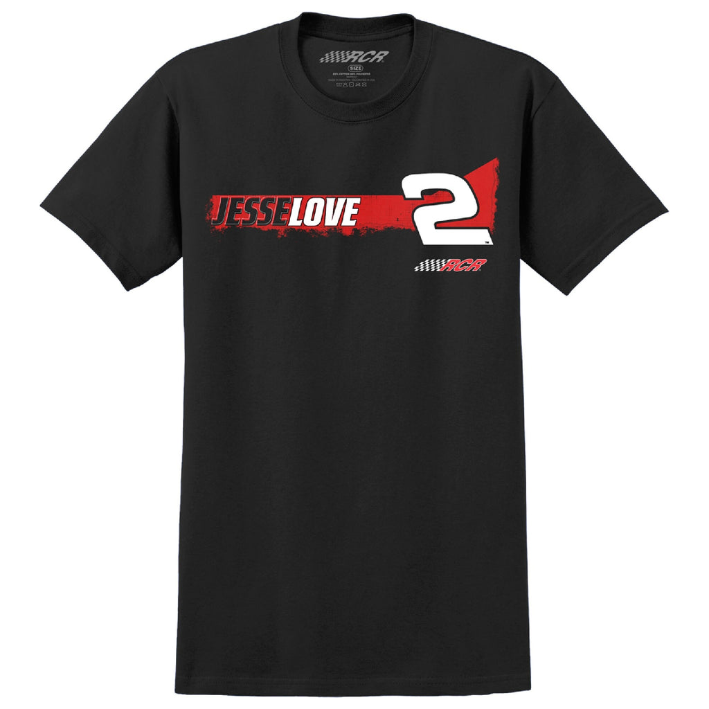 Men's Jesse Love Jr. Richard Childress Racing Team Collection Black Whelen Car T-Shirt