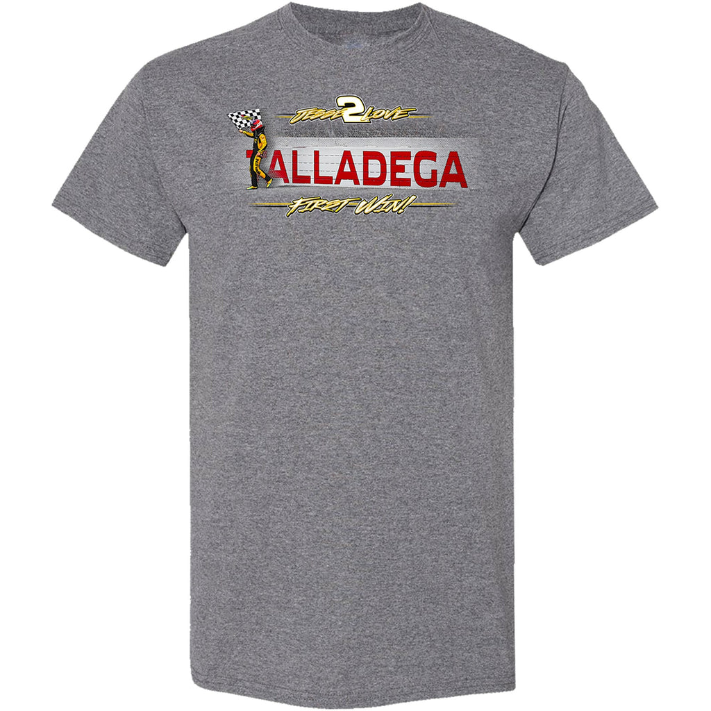 Men's Jesse Love Jr. Richard Childress Racing Team Collection Heather Charcoal Whelen Xfinity Series Win T-Shirt