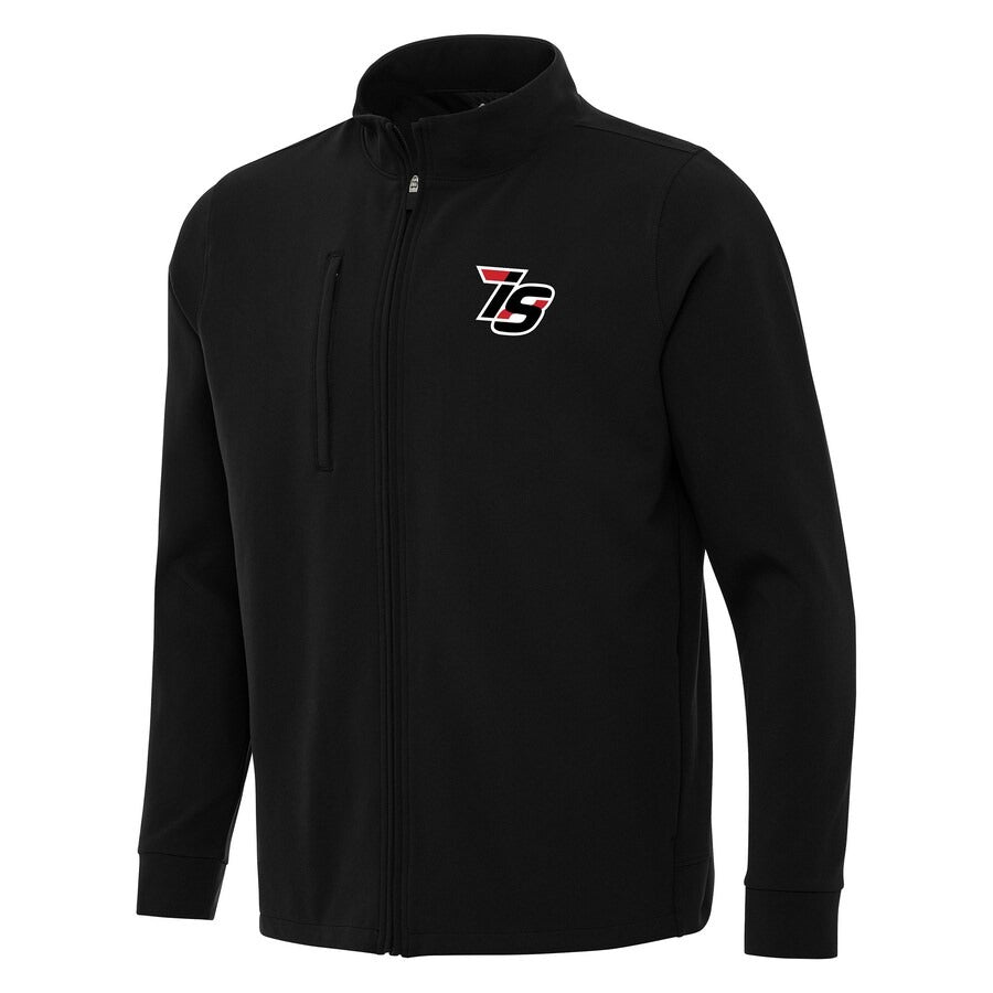 Men's Iowa Speedway Antigua Black Regard Full-Zip Jacket