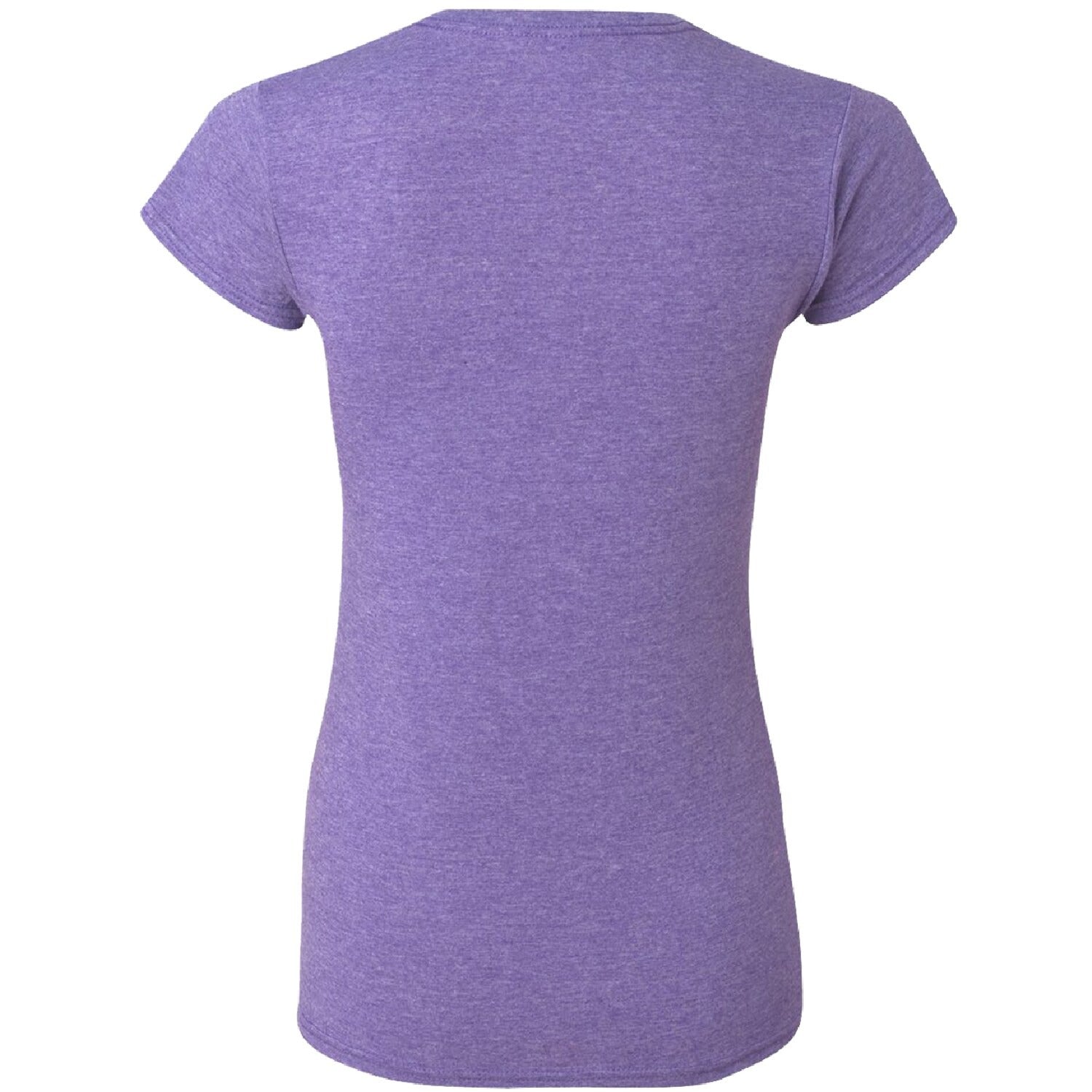 Women's Daytona 500 Checkered Flag Heathered Purple Retro T-Shirt