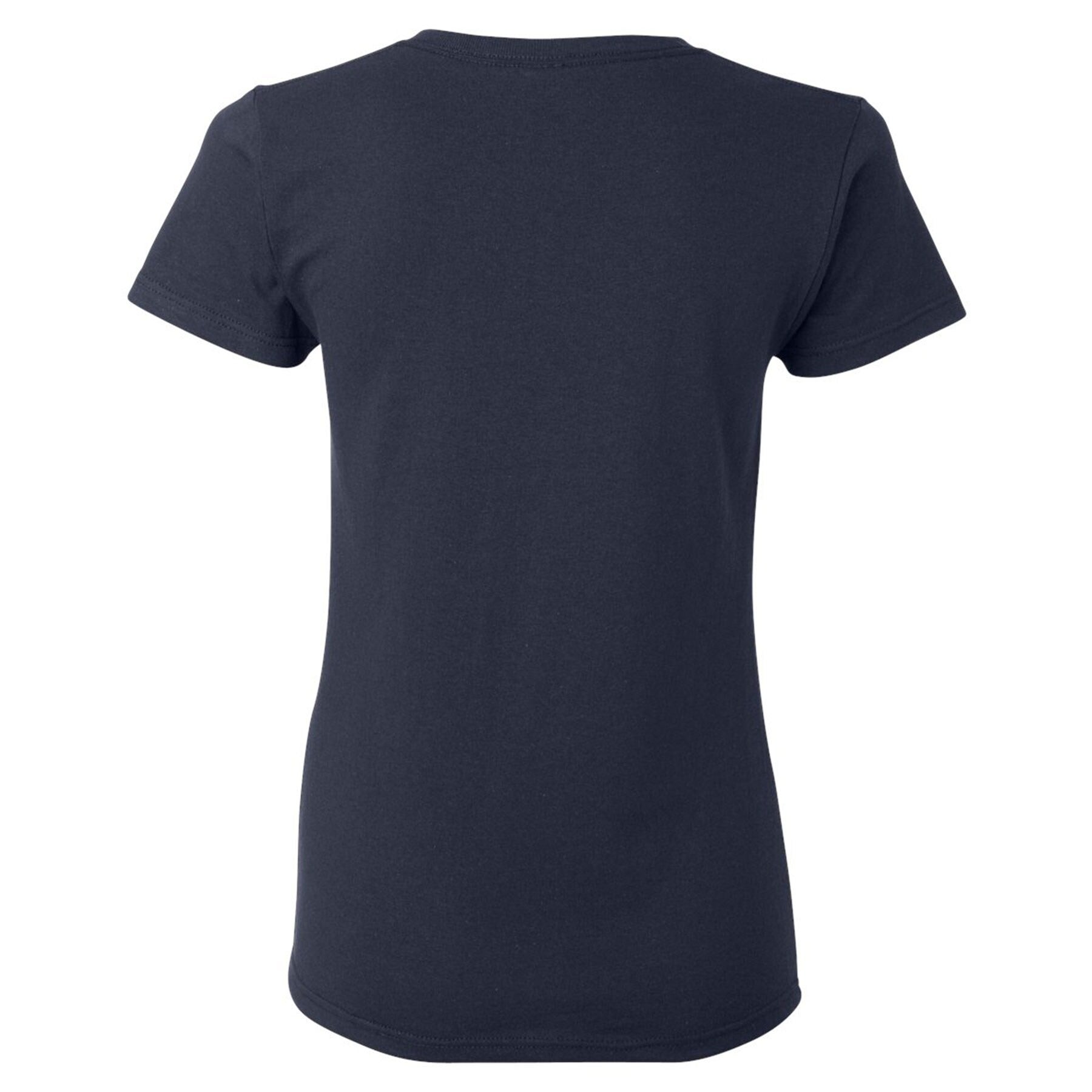 Women's Daytona International Speedway Checkered Flag Sports Navy 2025 Daytona 500 Logo T-Shirt