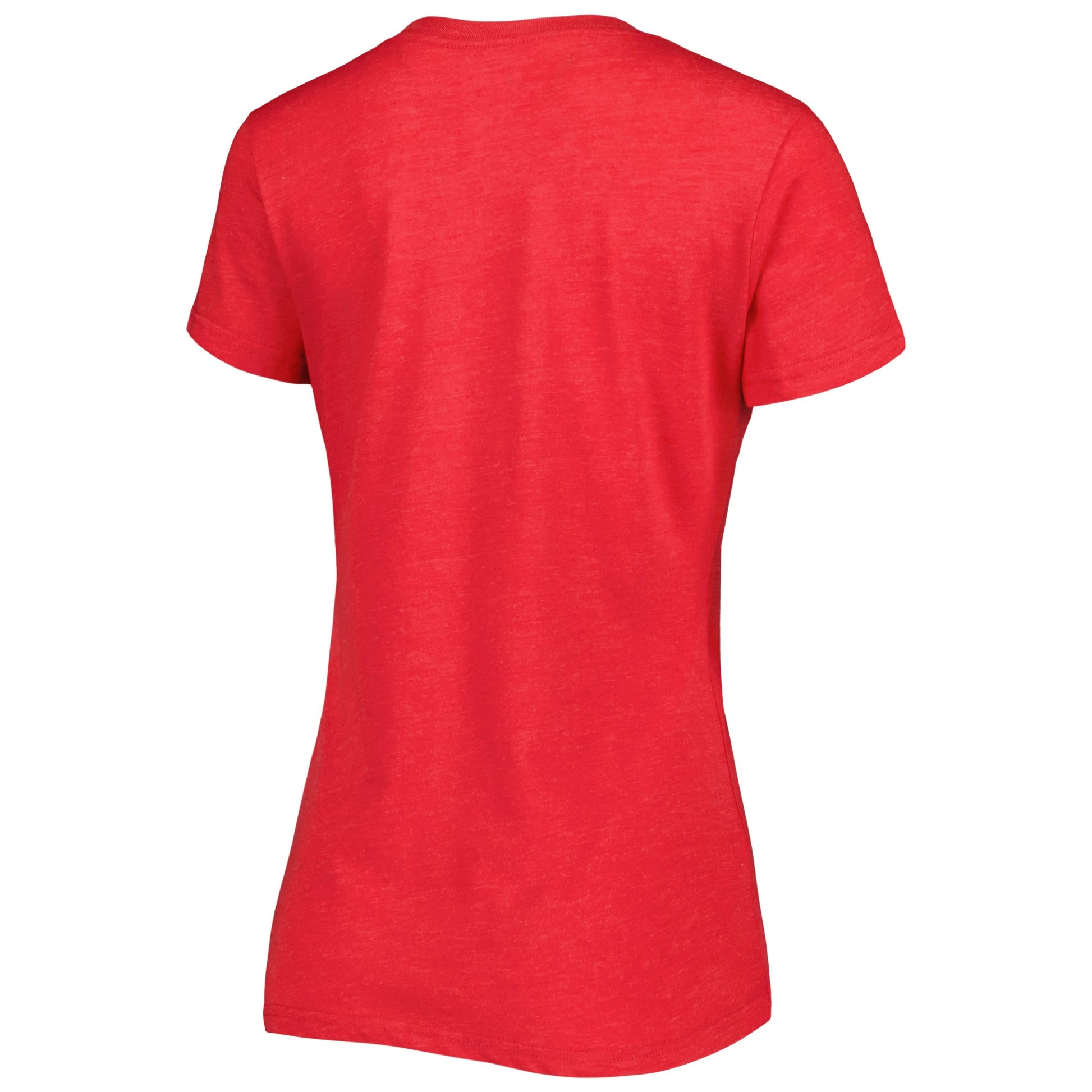 Women's Harrison Burton G-III 4Her by Carl Banks Red Bump & Run V-Neck T-Shirt