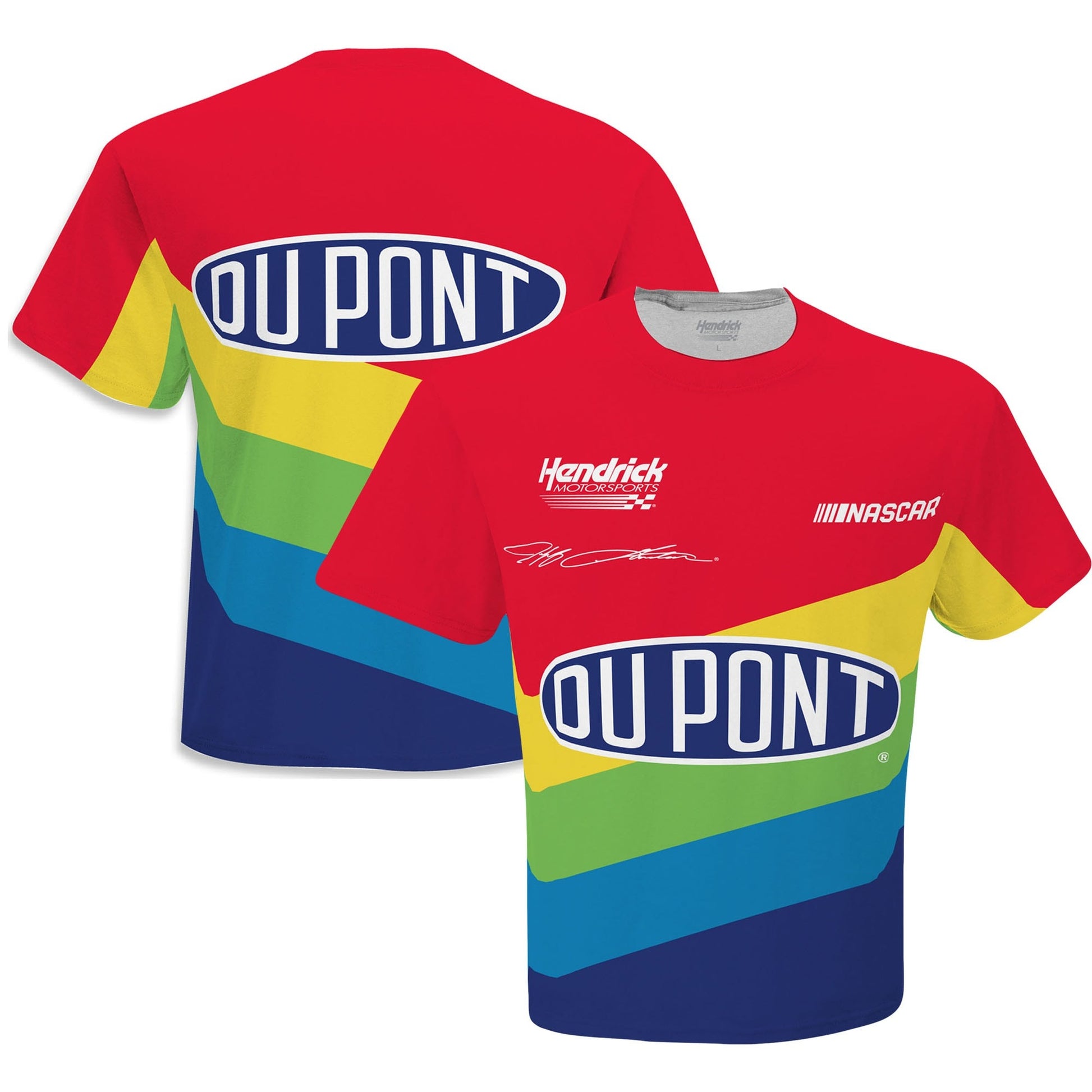 Men's Jeff Gordon Hendrick Motorsports Team Collection Red/Yellow Pit Crew T-Shirt
