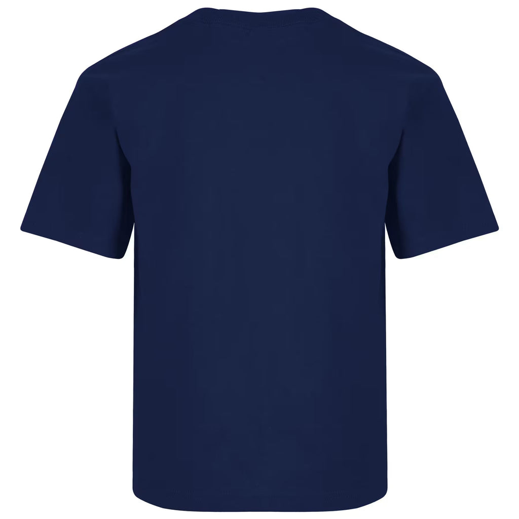 Youth Daytona International Speedway Checkered Flag Sports Navy 2025 Daytona 500 Logo T-Shirt